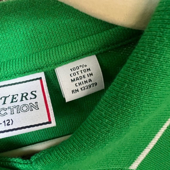 Masters Collection Polo Augusta National boys logo green embroidered shirt - Picture 8 of 8